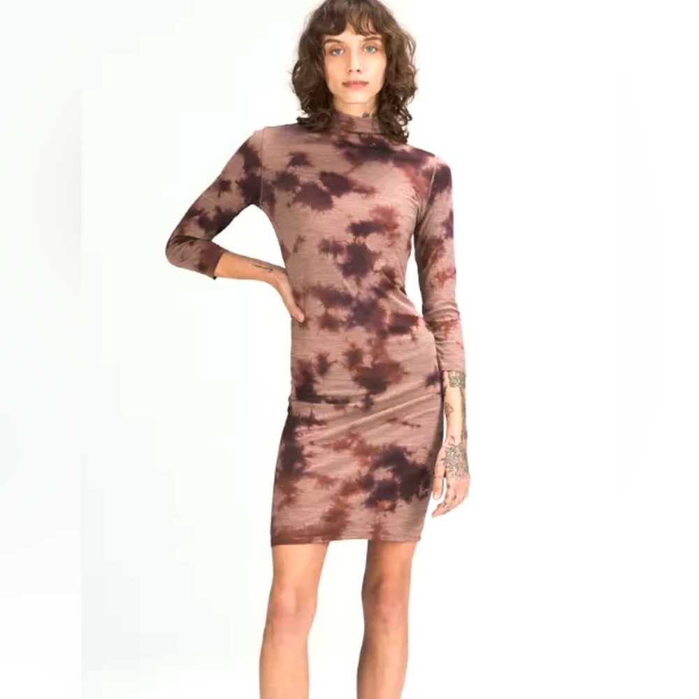 Lululemon Lab Wool Blend Tie Dye Dress